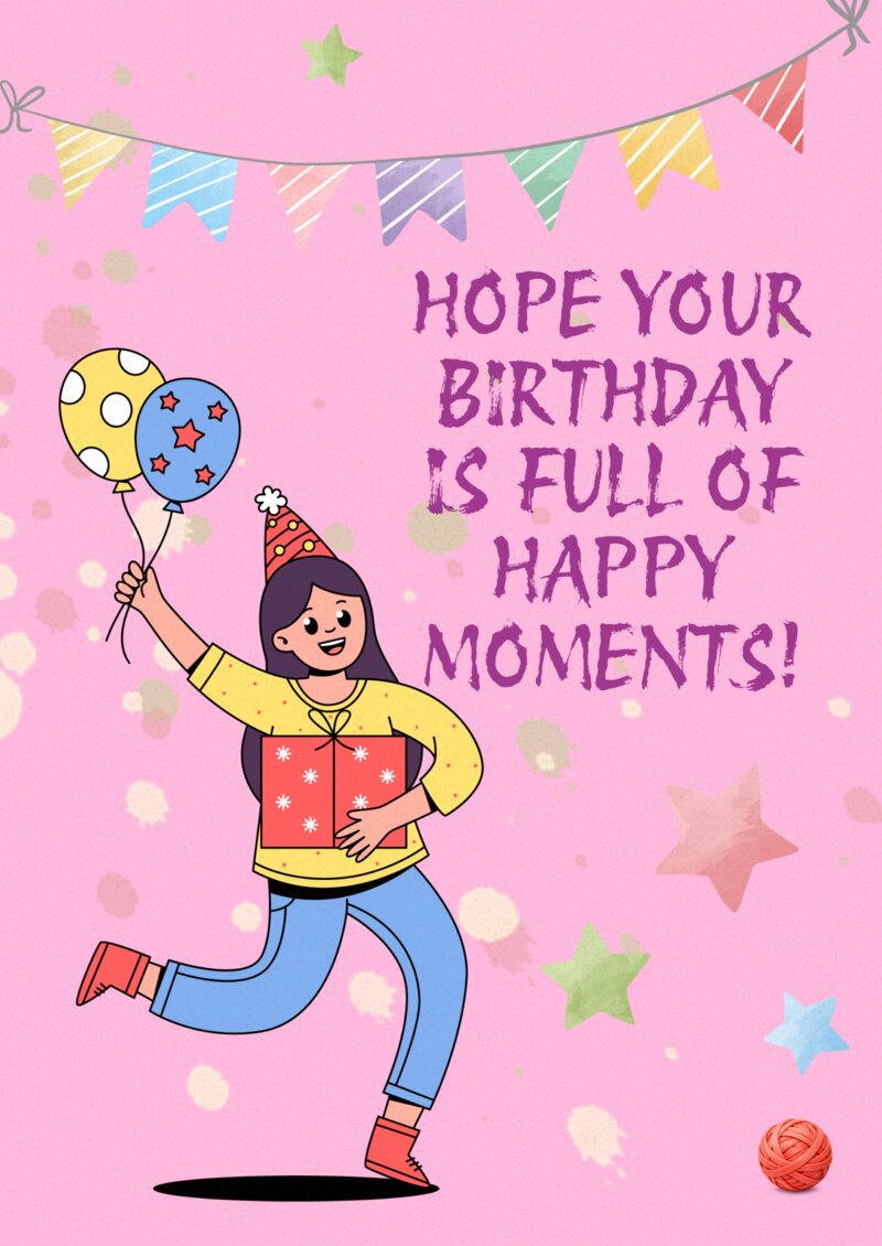 Kids birthday card